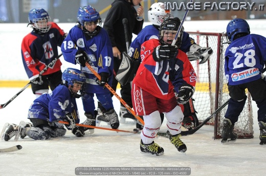2011-03-20 Aosta 1225 Hockey Milano Rossoblu U10-Pinerolo - Alessia Labruna